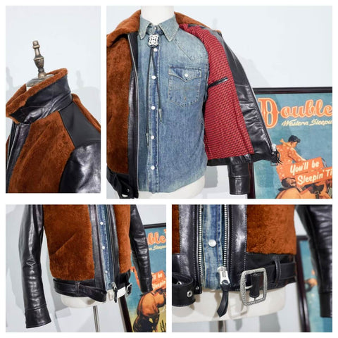 Men's Grizzly Shearling Coat — Premium Horsehide Edition