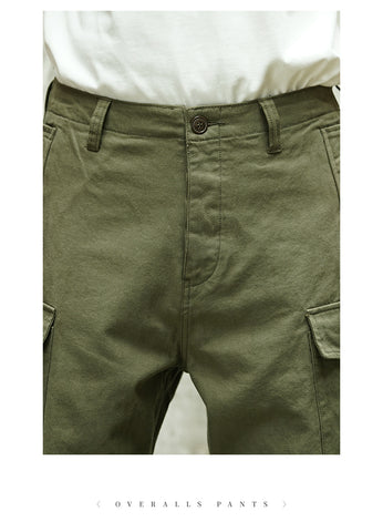 Men's 1930s Ground Crew Trousers Military Green