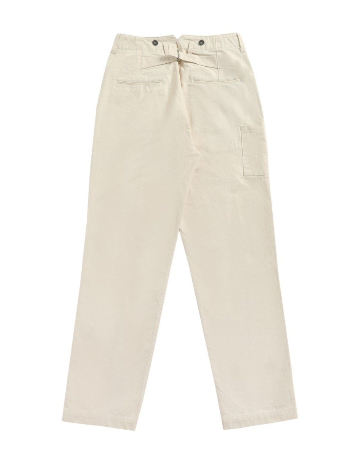 Pantalon HBT pour homme blanc cassé