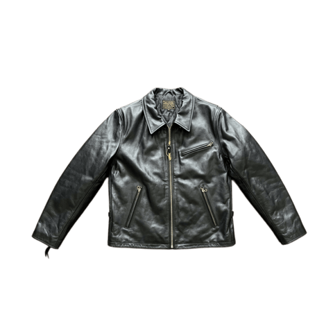 Men's Sports Leather Jacket, Quilted Lining
