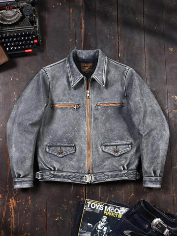 Men's Hartmann Leather Jacket, Cowhide