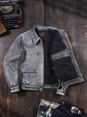 Men's Hartmann Leather Jacket, Cowhide