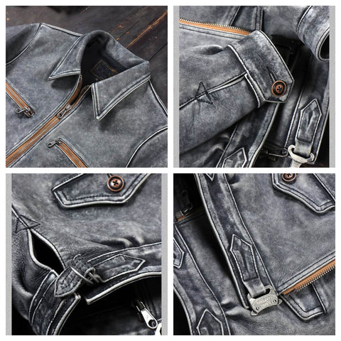 Men's Hartmann Leather Jacket, Cowhide