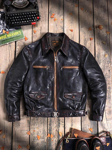 Men's Hartmann Leather Jacket, Cowhide