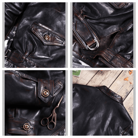 Men's Hartmann Leather Jacket, Cowhide