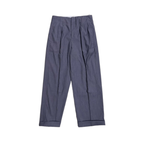 神シルエット◎ 80s~90s UNKNOWN Crease Slacks 1940s High Waist Wide Leg Trousers – Crush on Retro