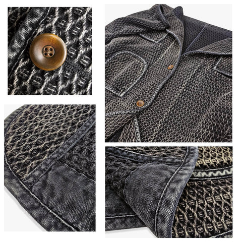 Men's Honeycomb Chore Jacket, Charcoal