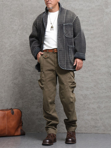 Men's Honeycomb Chore Jacket, Charcoal