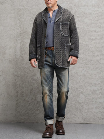 Men's Honeycomb Chore Jacket, Charcoal