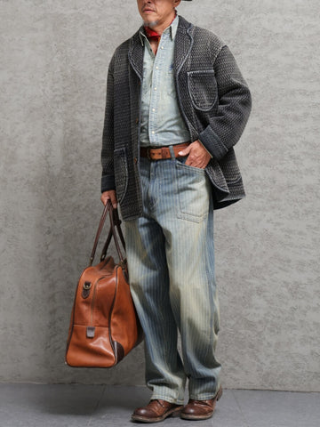 Men's Honeycomb Chore Jacket, Charcoal