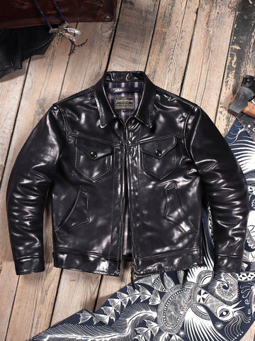 Men's Horsehide Mendoza Leather Jacket, Mk II