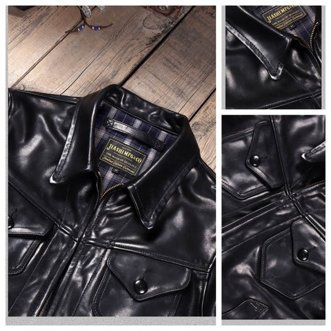 Men's Horsehide Mendoza Leather Jacket, Mk II