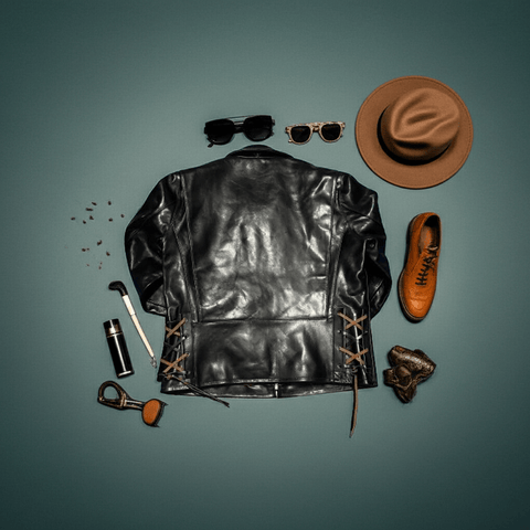 Men's CHP Leather Jacket, Horsehide