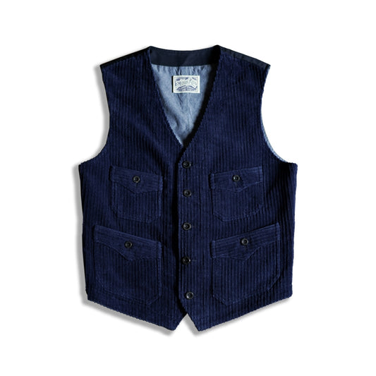 Men's Corduroy Railroad Engineer Vest