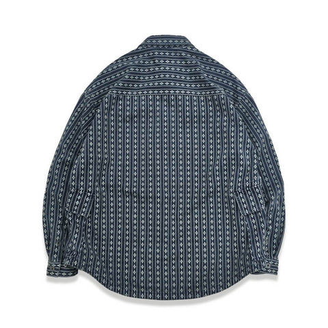 Men's Indigo Utility Shirt Jacket, Relaxed Fit