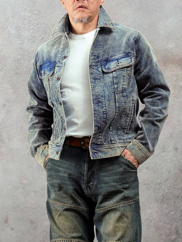 Men's Indigo Corduroy Rider Jacket