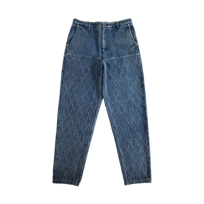 Men's Sashiko Pencil Pants Indigo