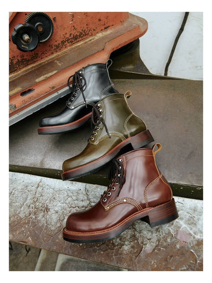 Men's Ironclad Work Boots-Shinki Shell Cordovan