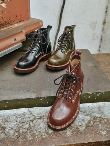Shell Work Boot Men's Ironclad Work Boots-Shinki Shell Cordovan – Crush on Retro