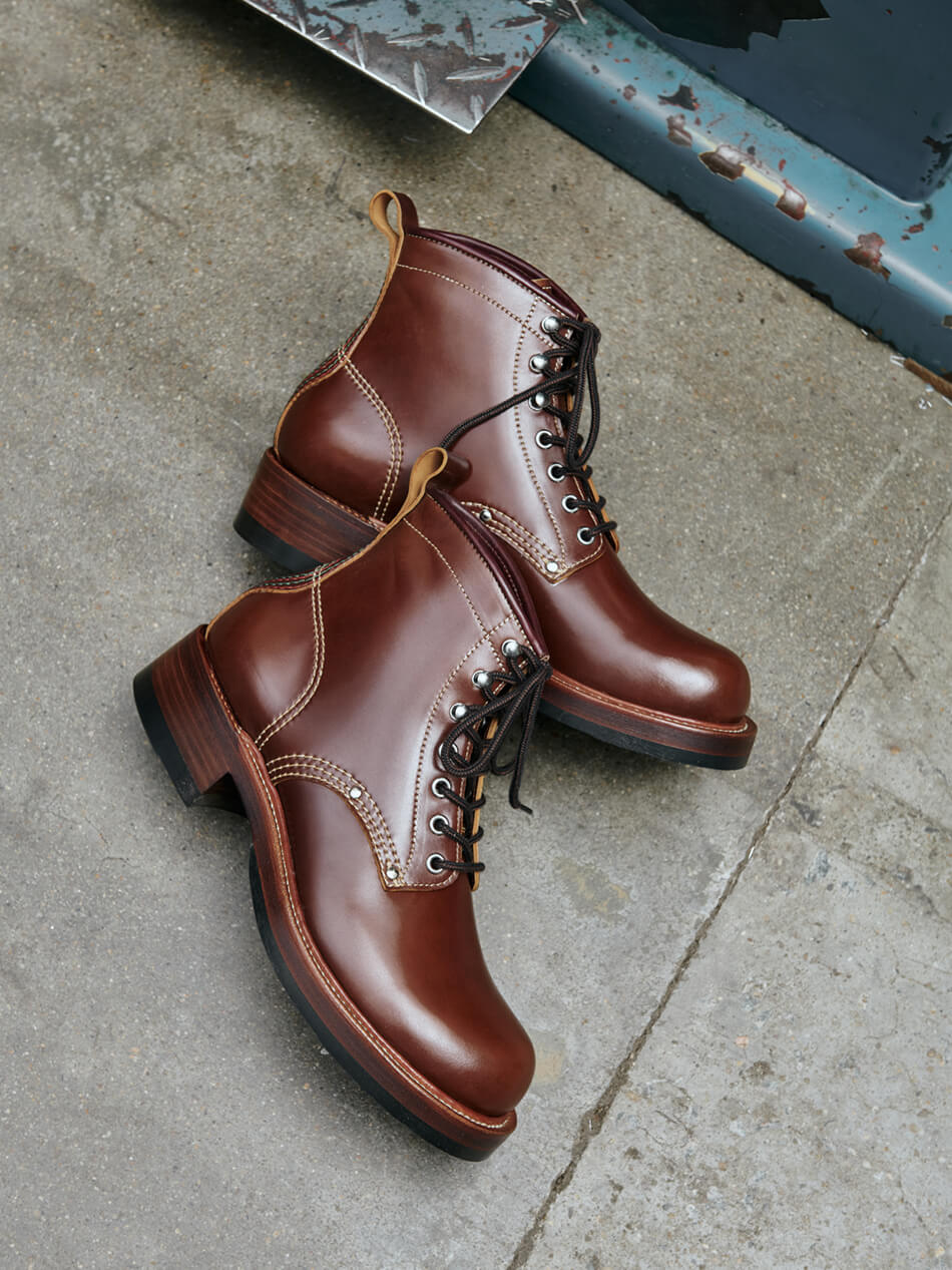 Shell Work Boot Men's Ironclad Work Boots-Shinki Shell Cordovan – Crush on Retro
