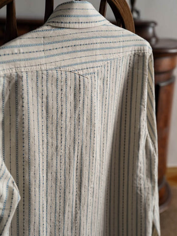 Men's IVY Style Cotton Jacquard Shirt