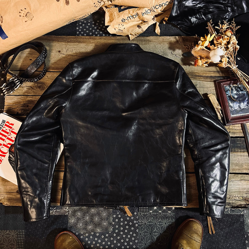 Men's J-100 Biker Leather Jacket