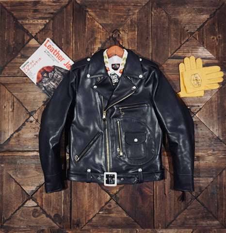 Men's J-24 Double-Riders Leather Jacket