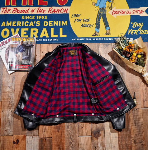 Men's J-24 Double-Riders Leather Jacket