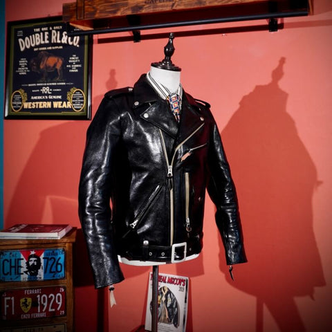 Men's J-24 Double-Riders Leather Jacket