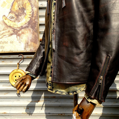 Men's J-100 Motorcycle Leather Jacket