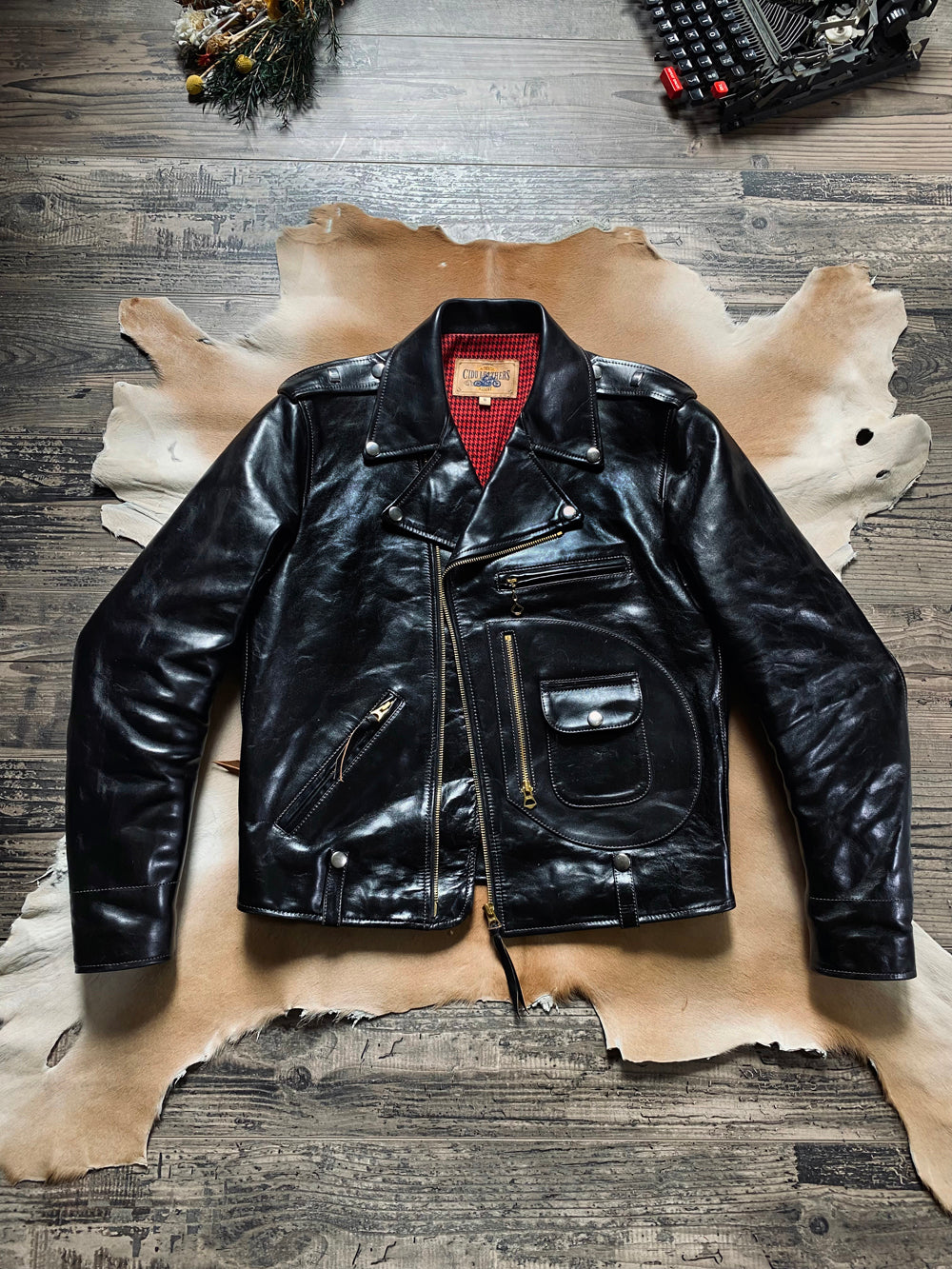 Riding Leather Jacket for Men BUCO J24 Horsehide