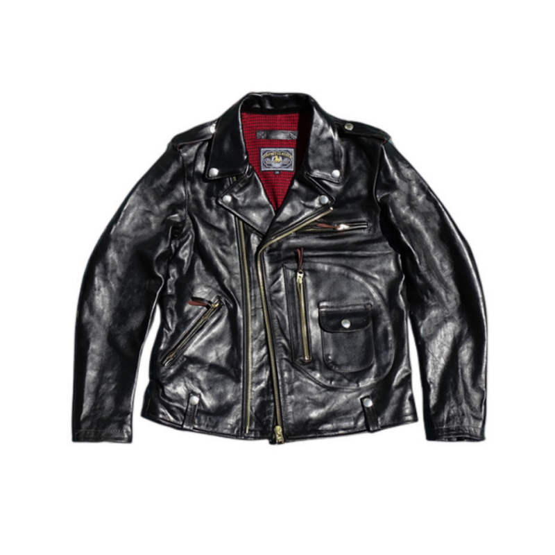 Men's J24 Genuine Leather Biker Jacket – Crush on Retro