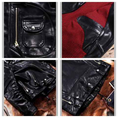 Men's J24 Riding Leather Jacket