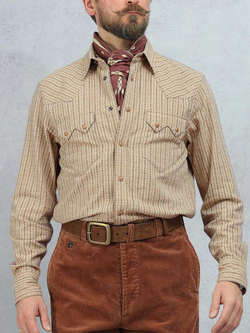Men's Jacquard Sawtooth Shirt