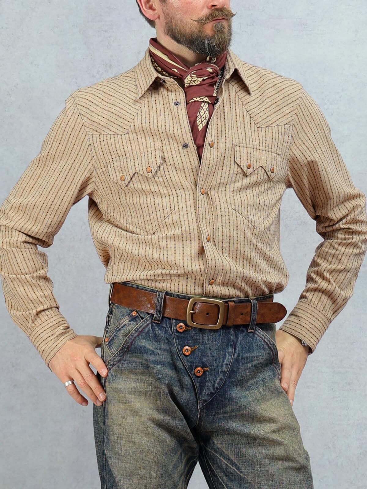 Men's Jacquard Sawtooth Shirt