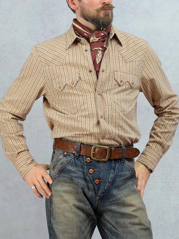 Men's Jacquard Sawtooth Shirt
