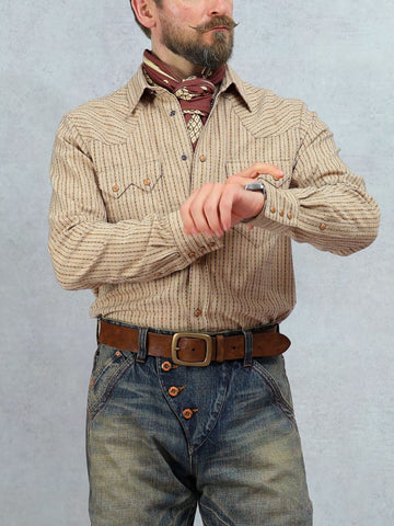 Men's Jacquard Sawtooth Shirt