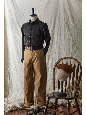 Men's Striped Sawtooth Shirt