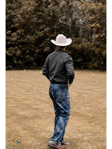 Men's Striped Sawtooth Shirt