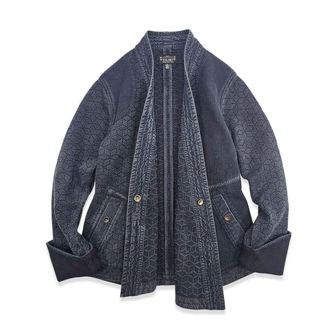 Men's Sashiko Kendo Jacket, Charcoal