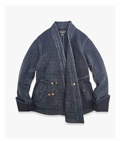 Men's Sashiko Kendo Jacket, Charcoal