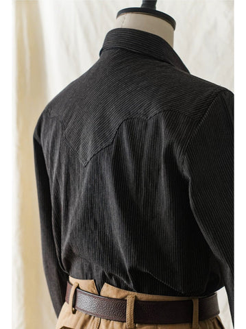 Men's Striped Sawtooth Shirt