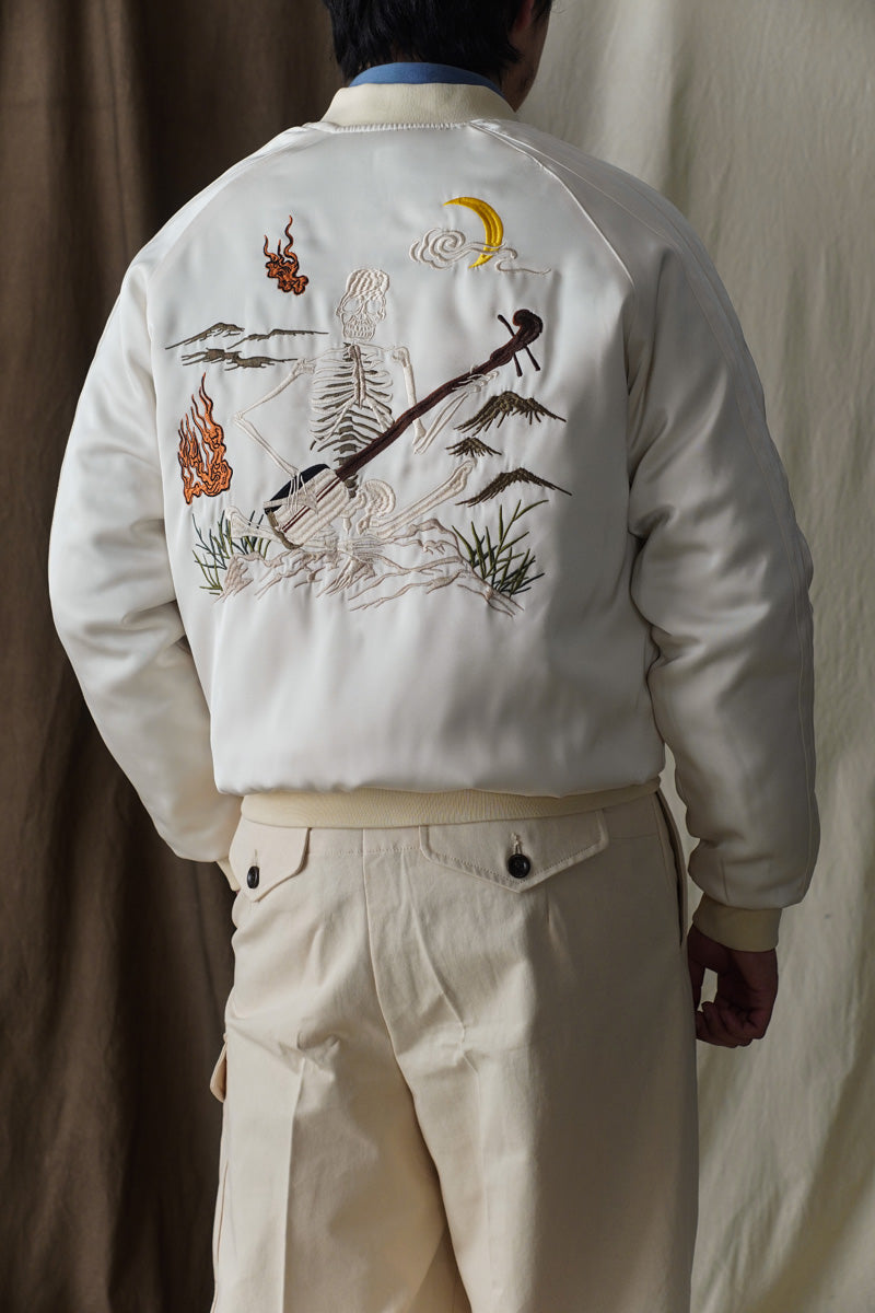 Men's Embroidery Bomber Quilted Jacket