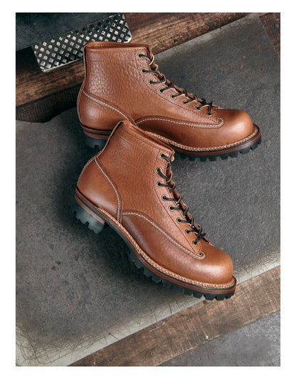 Men's Lace-to-Toe Work Boots Bison