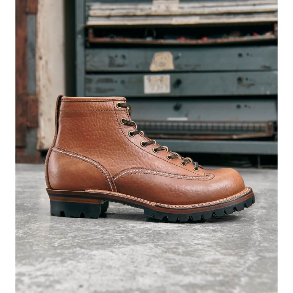 Men's Lace-to-Toe Work Boots Bison