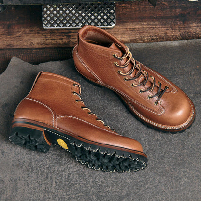 Men's Lace-to-Toe Work Boots Bison