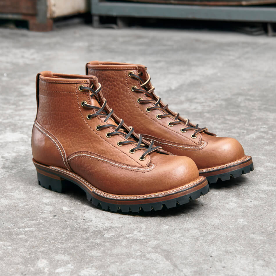 Men's Lace-to-Toe Work Boots Bison