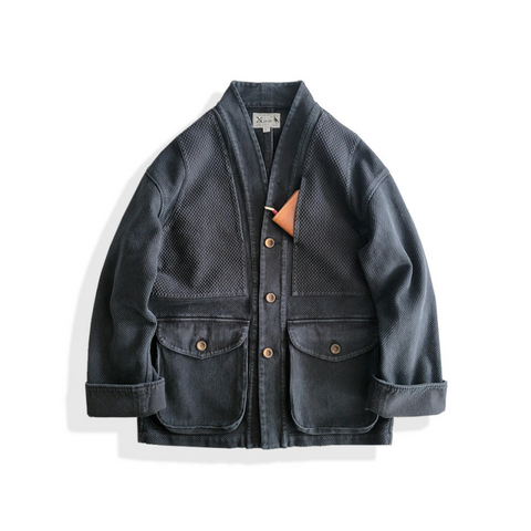 Men's Sashiko Kendo Jacket – Crush on Retro Men's Sashiko Kendo Jacket – Crush on Retro
