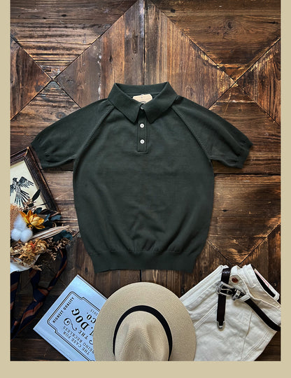 Men's Knit Polo Shirt