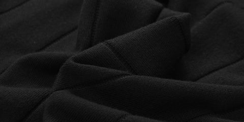 T-shirt en tricot côtelé à manches courtes pour homme